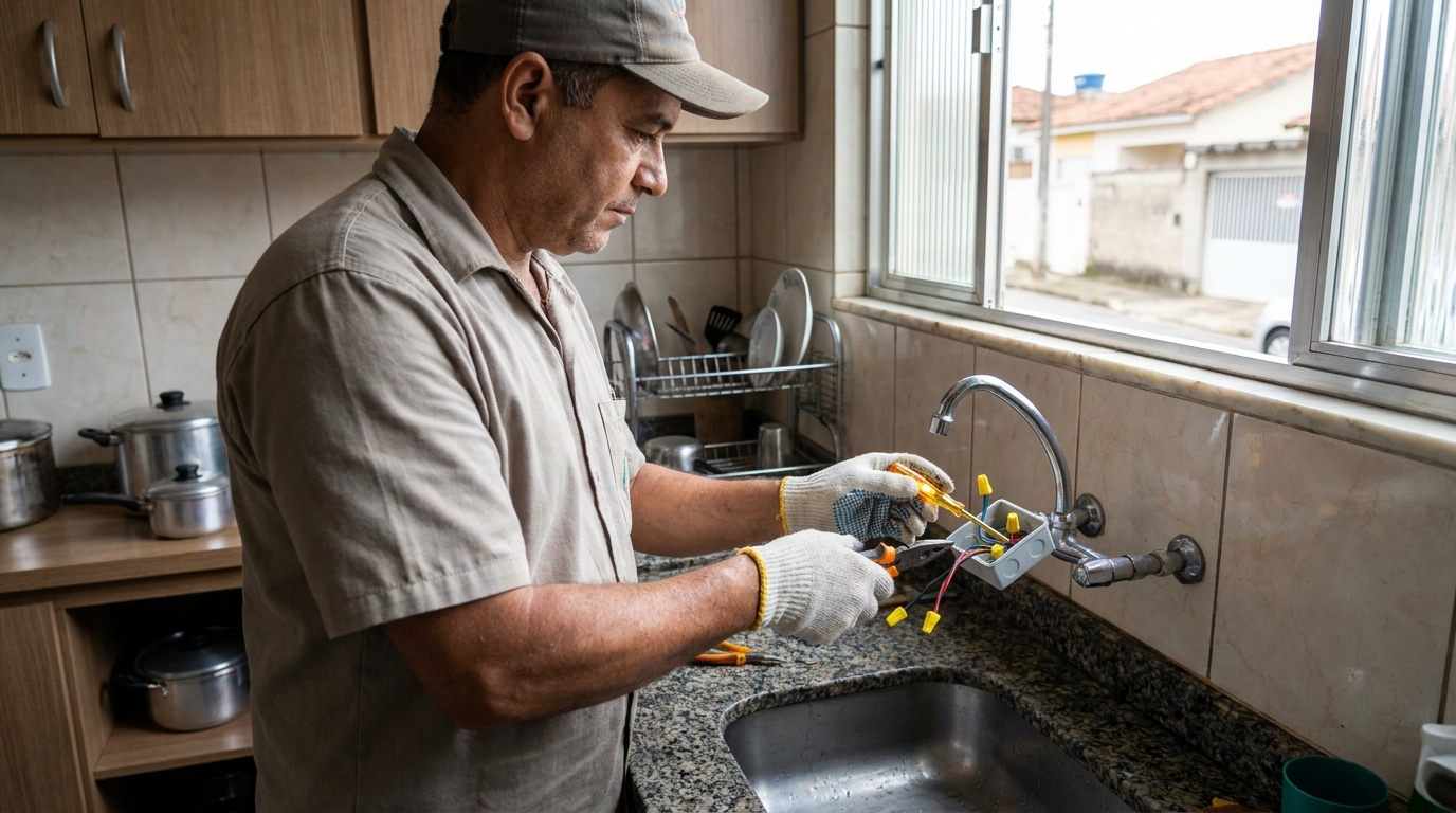 Adequação de Ponto Elétrico em Limeira‑SP
