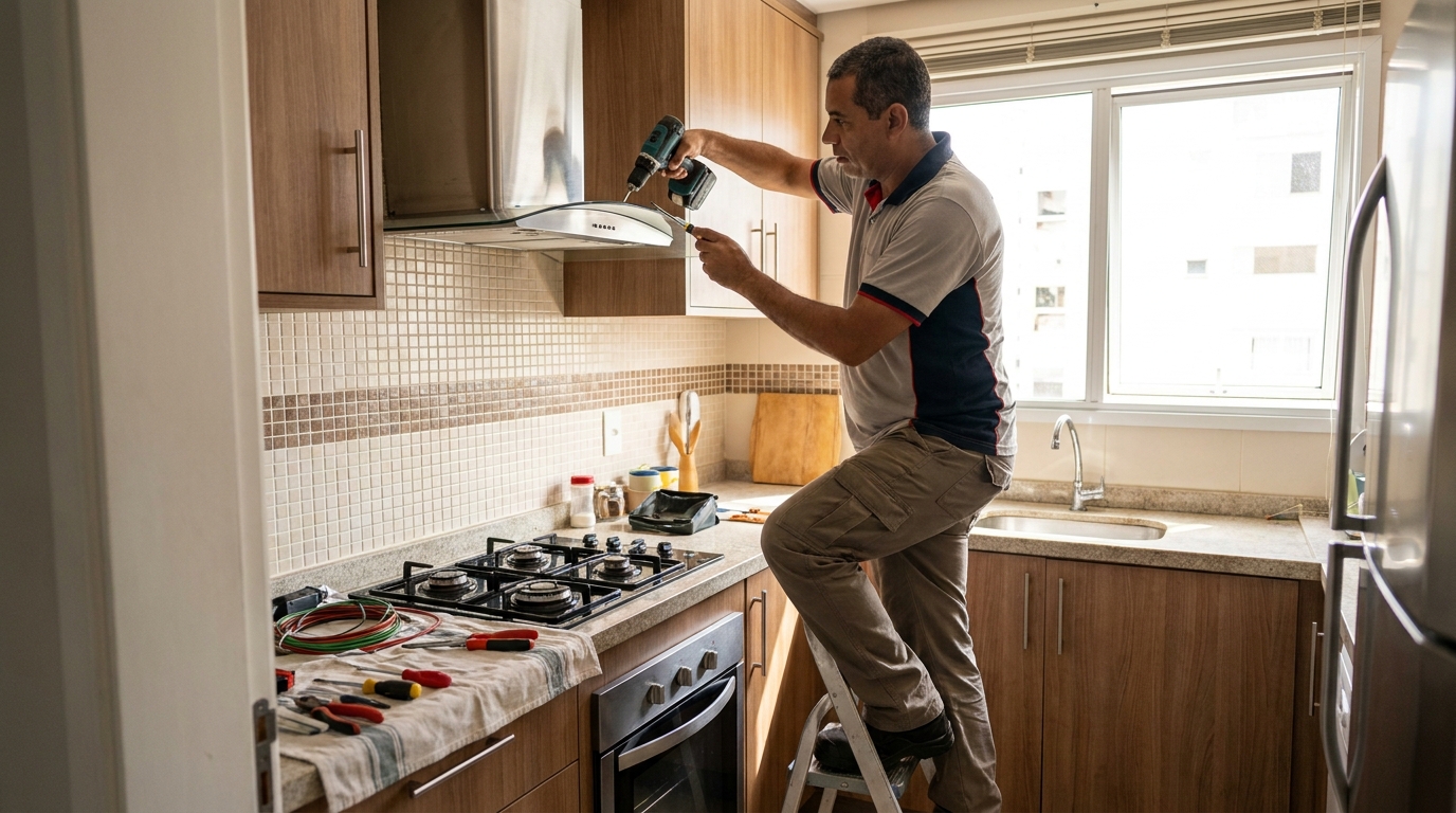 Instalação de Exaustor em Limeira‑SP