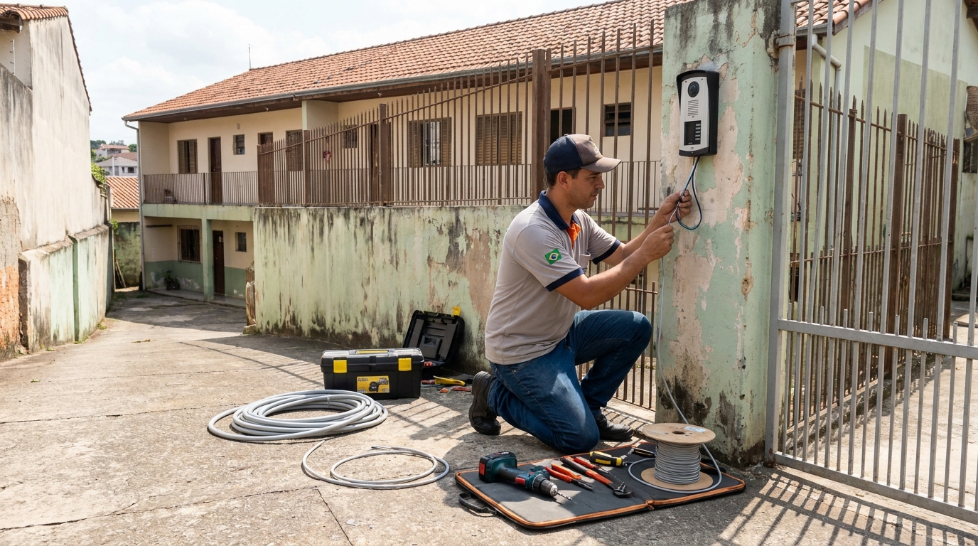 Instalação de Porteiro Eletrônico em Limeira‑SP