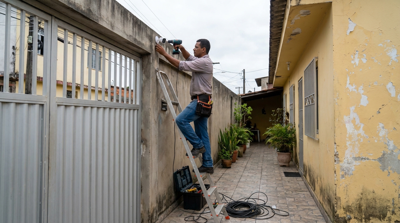 Passagem de Cabeamento em Limeira‑SP